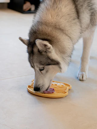 Tapis de léchage en frome de burger